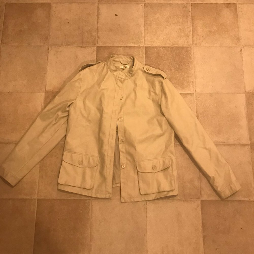 Women's Jacket Faux Leather / Color: Cream